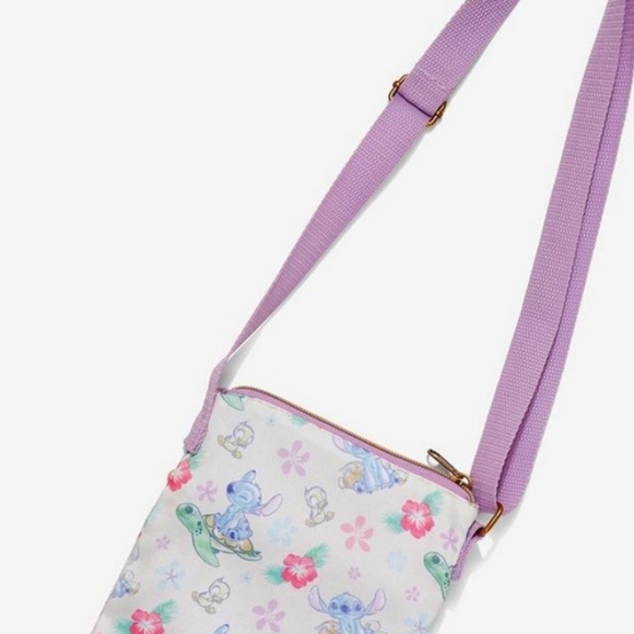 💙 Loungefly Disney Lilo & Stitch Turtles Passport Crossbody Bag - Brand - Picture 2 of 6
